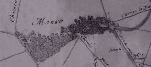 Plan géométrique de Mandres-les-Roses 1639